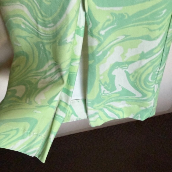 House Of Sunny Paradise Party Flare Leg Pants Green Size 2 - Picture 8 of 16